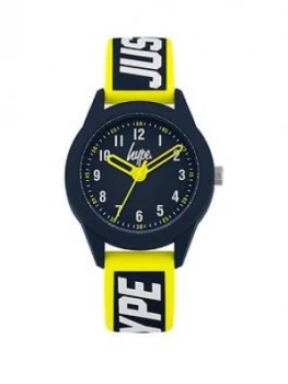 image of Hype Hype Blue & Yellow Strap Kids Watch