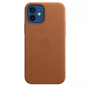 Image of Apple iPhone 12/12 Pro Leather Case with MagSafe Saddle Brown MHKF3ZM/A
