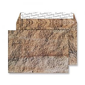 Image of Creative Senses Natural Finish Coloured Envelopes C5 Peel & Seal 162 x 229mm Plain 135 gsm Jurassic Limestone Pack of 125