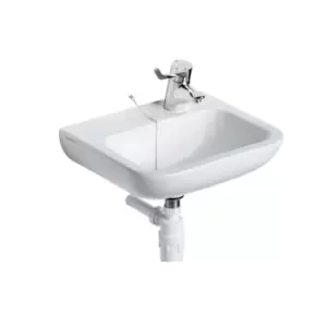 image of Armitage Shanks Portman 21 Washbasin (1 taphole with overflow. No chainstay hole) White 500 mm S231101 - 867426