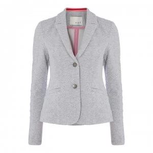 image of Oui Heart Blazer - 9087 Light Grey