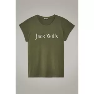 Image of Jack Wills Forstal Boyfriend T-Shirt - Green