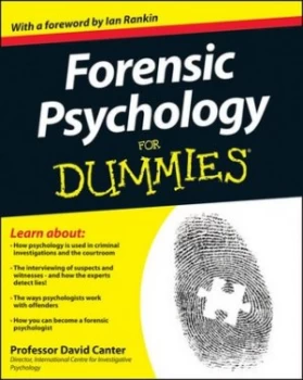 Image of Forensic Psychology for Dummies by David Canter Paperback