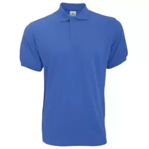 Image of B&C Safran Mens Polo Shirt / Mens Short Sleeve Polo Shirts (XL) (Royal)