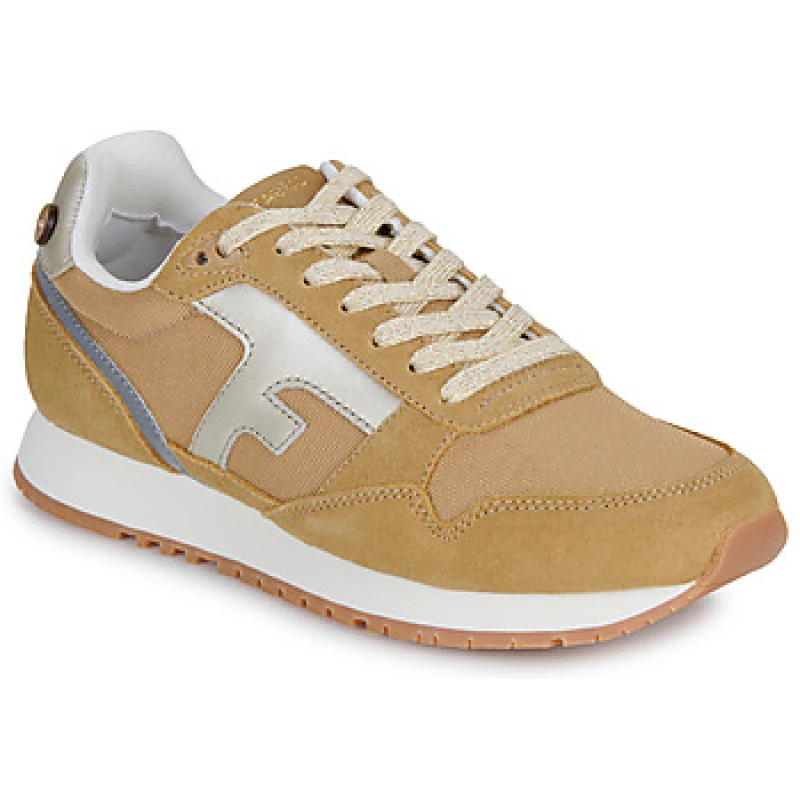 Image of Faguo Womens suede sneakers Faguo Elm Running Beige Female 37