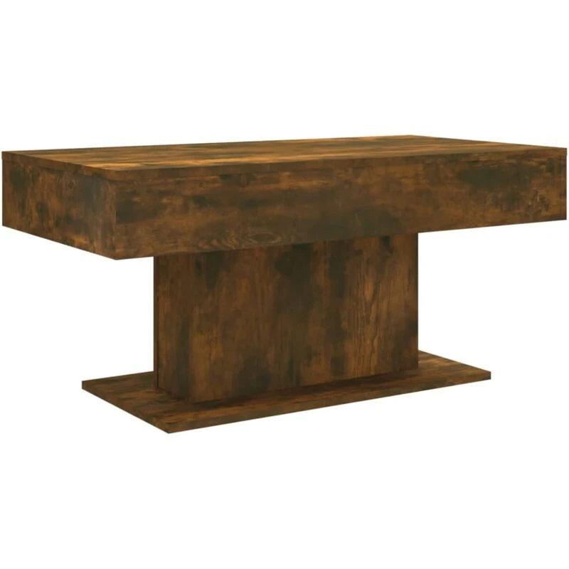 Image of VIDAXL Coffee Table Smoked Oak 96x50x45cm Engineered Wood Vidaxl 8720286955895