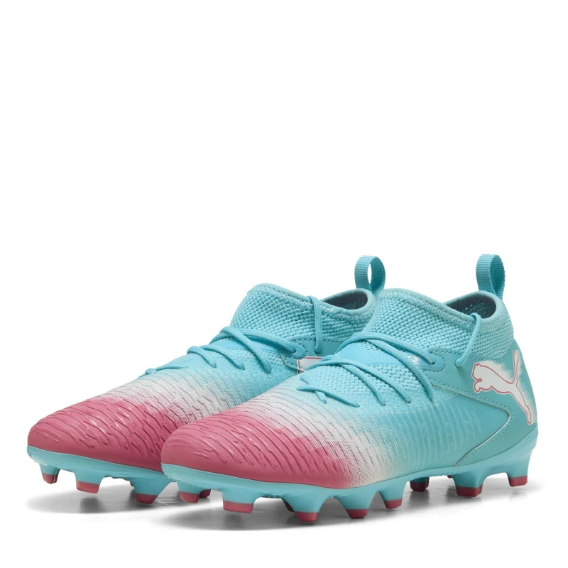 Image of Puma FUTURE 8 MATCH Childrens Artificial Ground Football Boots Blue/White male C11 (29)