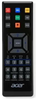 image of Acer E25 remote control IR Wireless Universal Press buttons