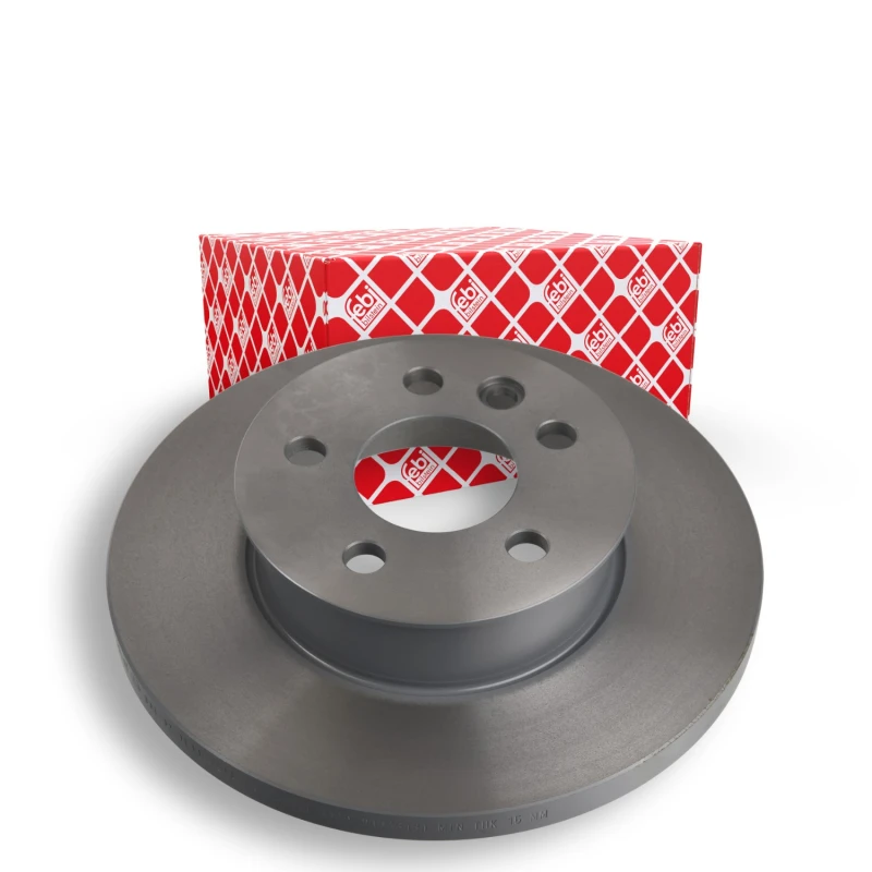 Image of FEBI BILSTEIN 17826 Brake disc Front Axle, solid, Coated Brake Disc (82)