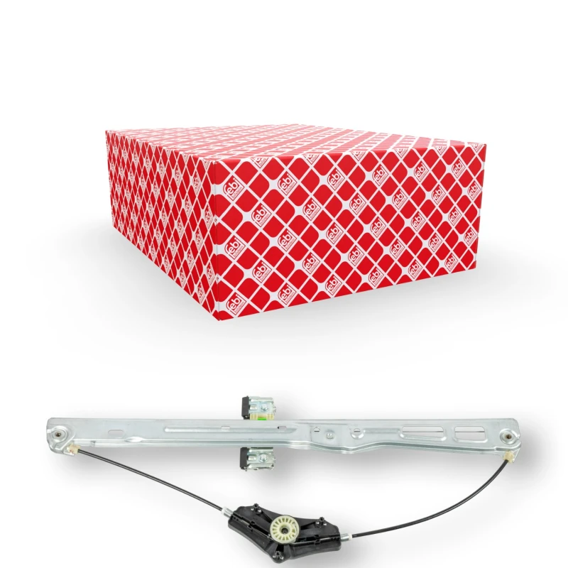 Image of FEBI BILSTEIN 174989 Window regulator febi Plus Right Front, Operating Mode: Electric, without electric motor Window Winder (1561)