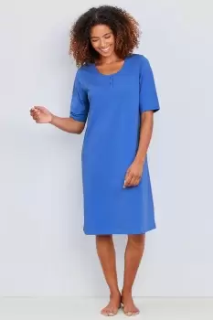 image of 2 Pack Half Sleeve Jersey Nightdresses