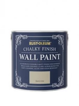 Image of Rust-Oleum Rust-Oleum Chalky Wall Paint Quarry Lime 2.5L