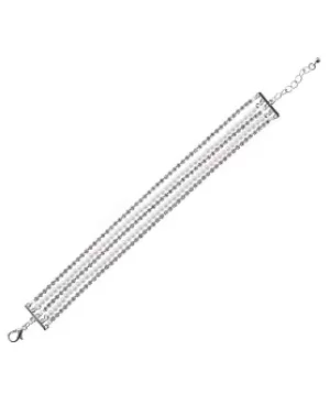 Image of Silver Pearl Cupchain Bracelet