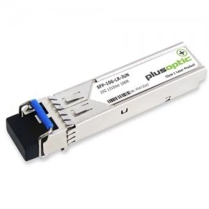 Image of Plusoptic SFP-10G-LR-JUN network transceiver module Fiber optic 10000 Mbps SFP+ 1310 nm