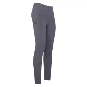 image of Eurostar Breez Fashion Riding Tights Fullgrip Ladies - Grey