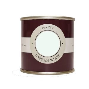 Image of Farrow & Ball Estate Cabbage white No. 269 Emulsion Paint 100ml Tester pot