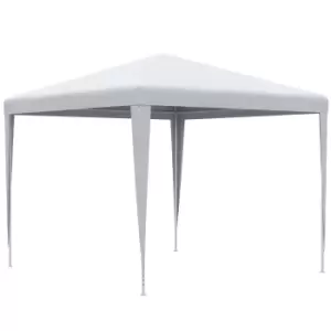 Image of Outsunny 2.7m x 2.7m Garden Gazebo Marquee Party Tent Wedding Canopy Outdoor, White