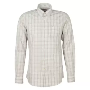 Image of Barbour Mens Alnwick Tailored Shirt Red Large