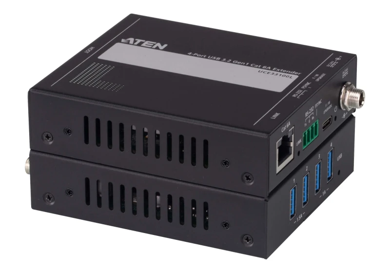 Image of ATEN UCE33100 network extender Network transmitter & receiver Blac