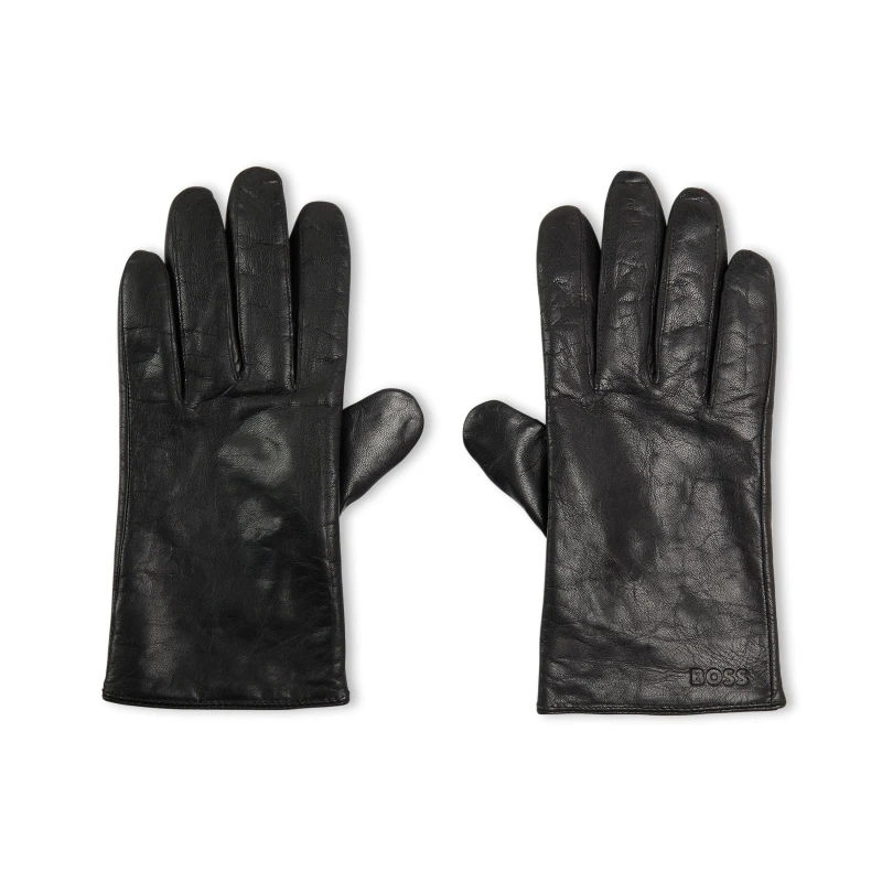 Image of Boss Mens Gioli Fleece Gloves Black male Small Jnr