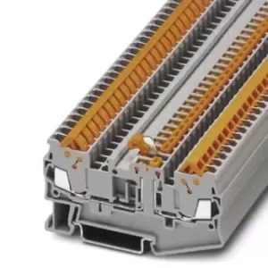 image of Phoenix Contact 3205103 Terminal Block, Din Rail, 2Pos, 6Awg