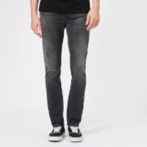 Image of Nudie Jeans Mens Lean Dean Straight Jeans - Mono Grey - W32/L34 - Grey