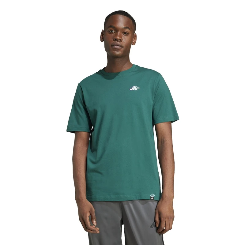 Image of Small Embroidered Logo T-Shirt with Short Sleeves
