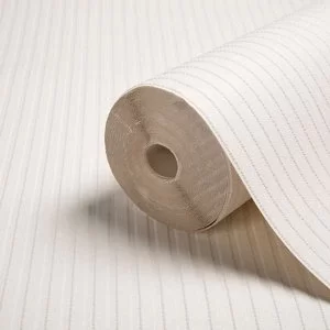 Image of Superfresco White Ribbed Textured Paintable Wallpaper 17775