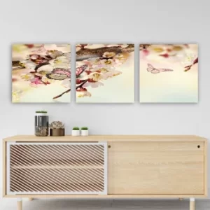 Image of P466116 Multicolor Decorative Canvas Painting (3 Pieces)