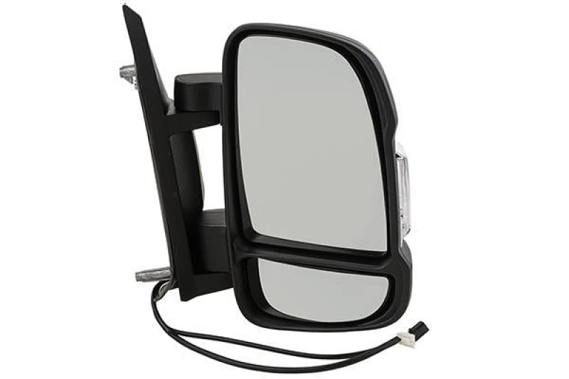 Image of JOHNS 30 44 38-0 Wing mirror Right, black, Short mirror arm Outside Mirror (50)