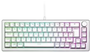 image of Cooler Master CK720 65% Hot Swappable USB Mechanical Gaming Keyboard - Silver White