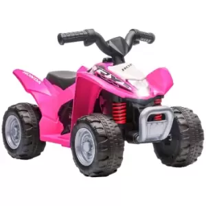 image of Aiyaplay Honda Licensed Kids Ride-on Electric Quad Bike 6V - Pink