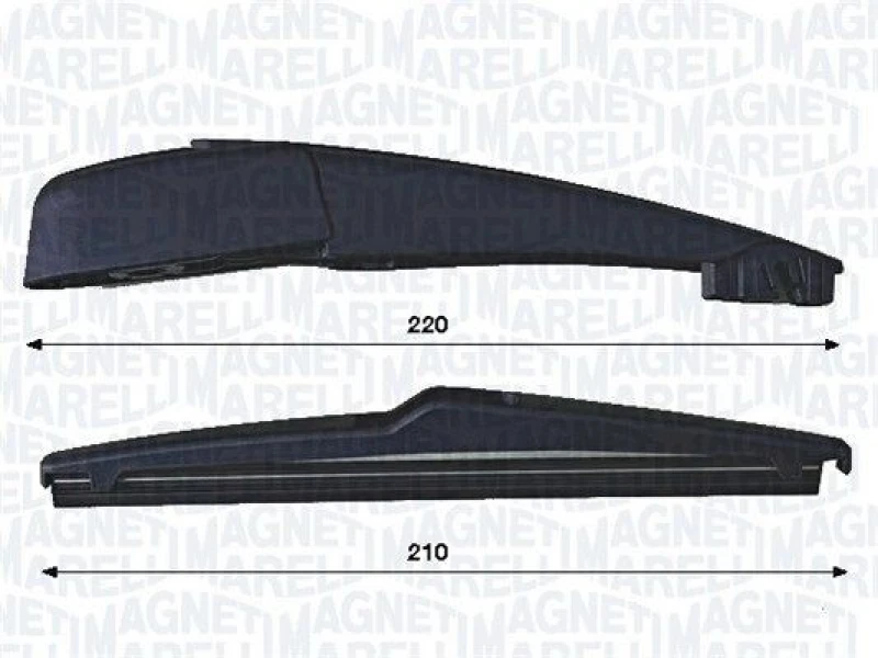 Image of MAGNETI MARELLI Wiper arm set MAGNETI MARELLI 000723180444
