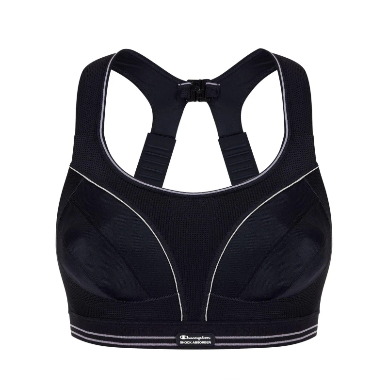 Image of Shock Absorber Ultimate Run Bra Black female 34B