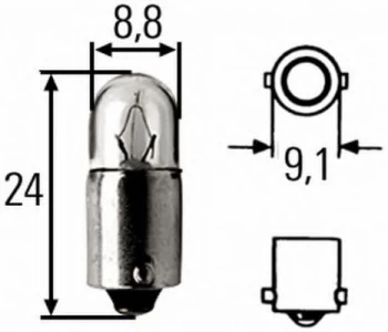 Image of Bulb 8GP002068-241 by Hella - 10 Units
