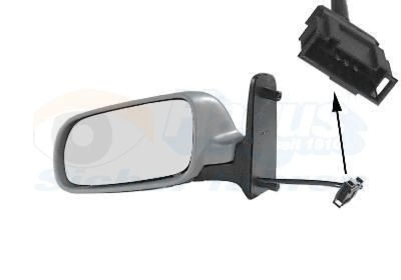 Image of VAN WEZEL Wing mirror VAN WEZEL 5879817