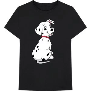 Image of Disney - 101 Dalmations - Dalmation Pose Unisex Large T-Shirt - Black