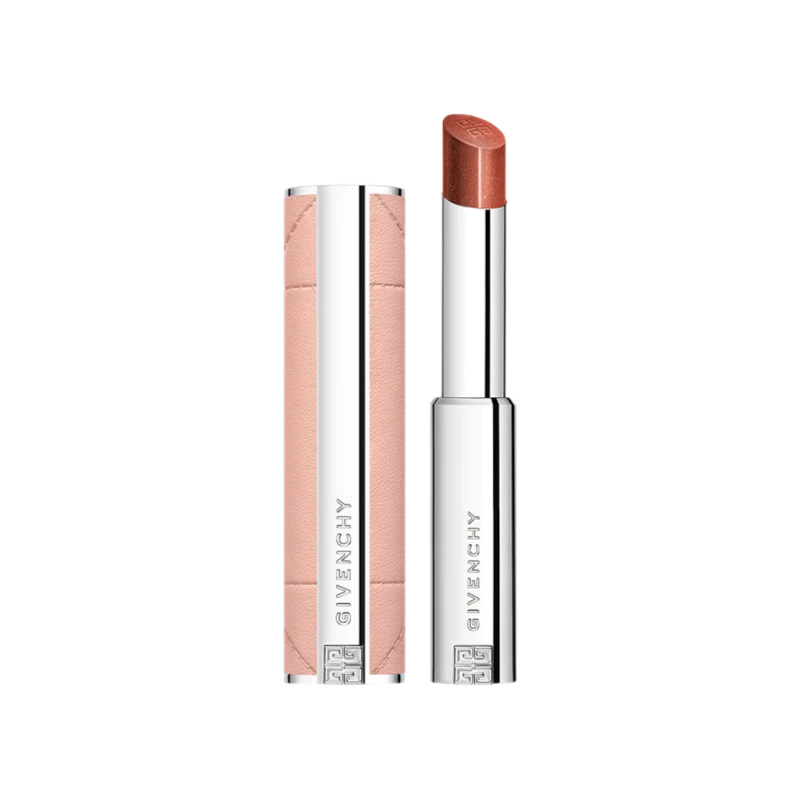 Image of Givenchy Rose Perfecto Shine Serum Lipstick 3.2g 117 - Chilling Brown