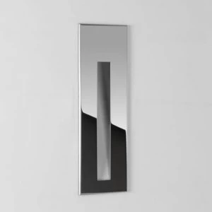 Image of LED 1 Light Indoor Small Recessed Marker Wall Light Polished Stainless Steel IP65