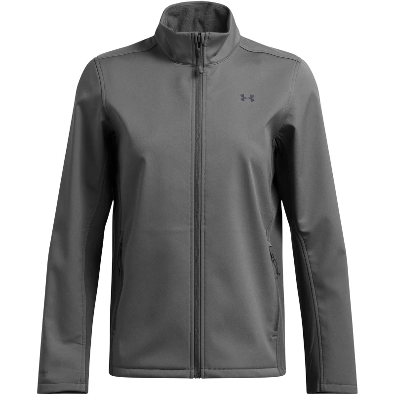 Image of Under Armour Womens Lightweight Water-Repellent Quilted Puffer Jacket Grey female 8 (XS)