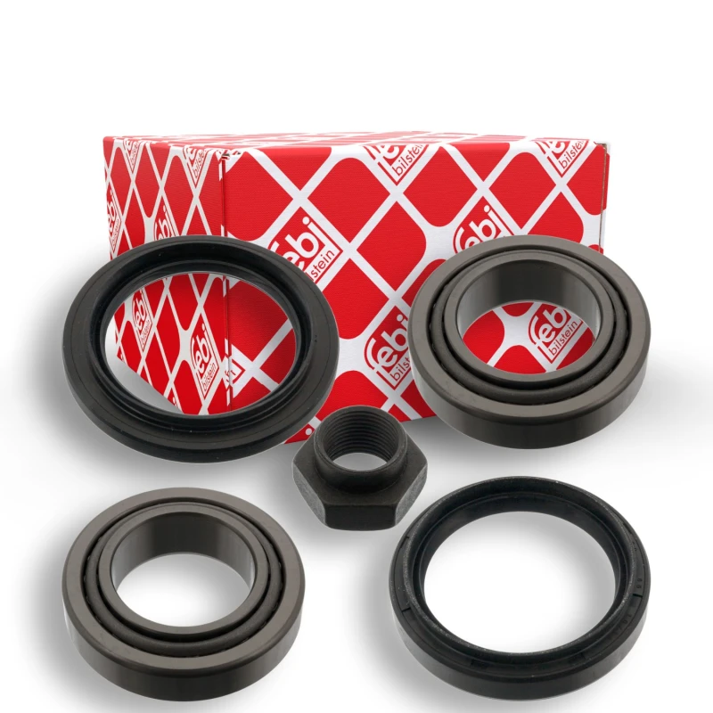 Image of FEBI BILSTEIN 05397 Wheel bearing kit Front Axle Right, with nut Wheel Bearing Kit (654)
