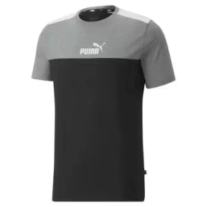 image of Puma ESS Block T Shirt Mens - Black