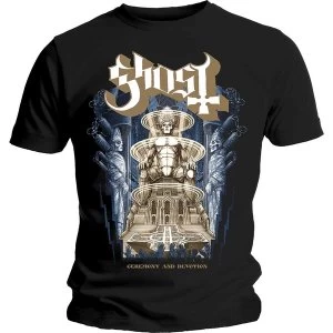 image of Ghost - Ceremony & Devotion Unisex Large T-Shirt - Black