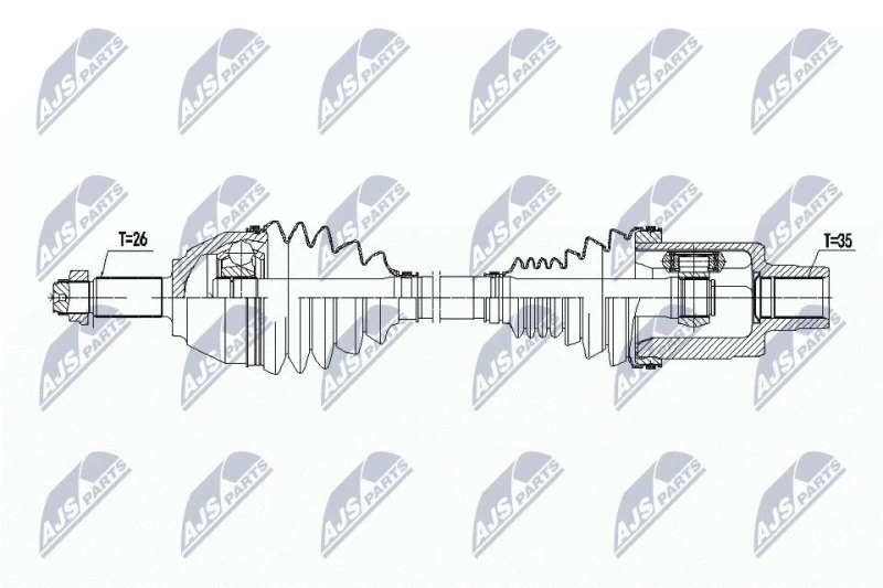 Image of NTY Drive shaft NTY NPW-BM-135