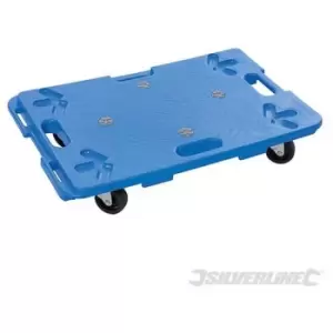 image of 407053) Interlocking Plastic Dolly 100kg - Silverline