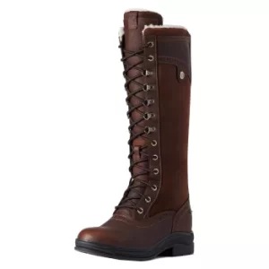 image of Ariat Womens Wythburn Tall H2O Boots Dark Brown 5 (EU38)