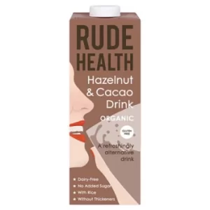 Image of Rude Health Hazelnut & Cacao Drink Organic 1l (3 minimum)