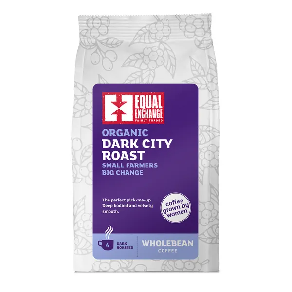 Image of Equal Exchange Organic Dark City Roast Beans Coffee 227g