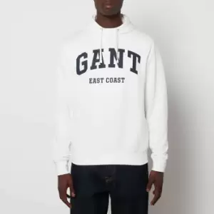 Image of GANT Mens Chest Logo Pullover Hoodie - Eggshell - XL