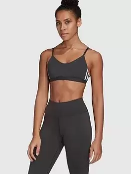 Image of adidas Am 3 Stripe Bra - Black Size XS Women